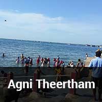 Agni Theertham seashore, holywater