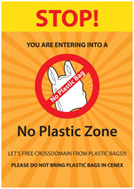plastic free zone