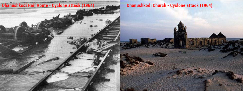 Dhanushkodi Town Cyclone Attack (1964)