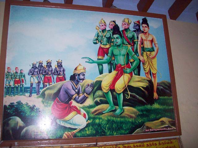 Painting in Kothandaramaswamy Temple